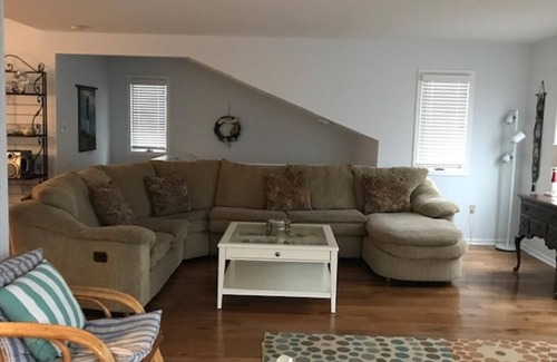 Barnegat Light Haus | Reverse Living Home Walking Distance to Beach