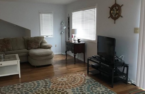 Barnegat Light Haus | Reverse Living Home Walking Distance to Beach