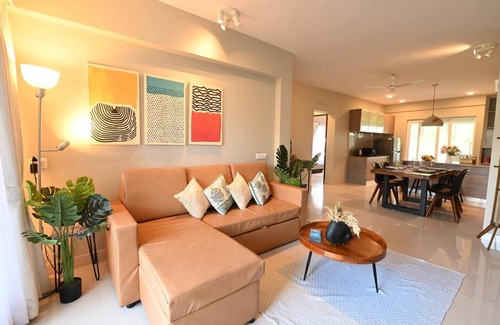 Nerul Wohnung | Ripples:Pool facing/RiverView/7 mins to Coco Beach
