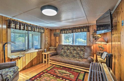 Grayling Haus | Riverfront Grayling Retreat with Fire Pit and Dock!