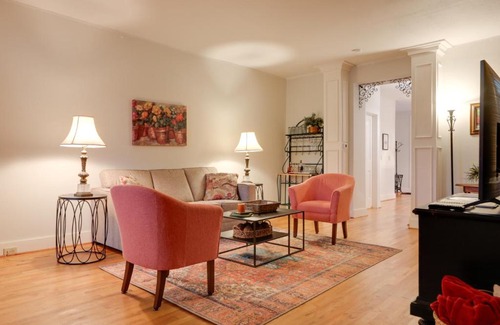 Augusta Wohnung | Riverfront Studio with Private Patio and Garden!