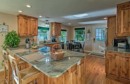 Mountain Home Haus | Riverside Hide-A-Way with Patio, BBQ, Fishing Pier