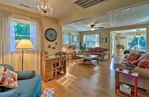 Mountain Home Haus | Riverside Hide-A-Way with Patio, BBQ, Fishing Pier