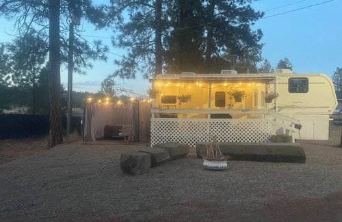 Liberty Lake Haus | Romantic glamping getaway!