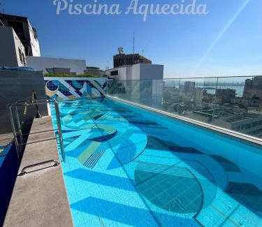 Centro Wohnung | Rooftop com piscina, conforto a 15 min de Copacabana, ao lado do Museu do Amanhã