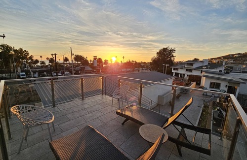 Ensenada Haus | Meerblick auf dem Dach, wunderschöner Außenbereich mit Klimaanlage und Heizung, Wohnanlage