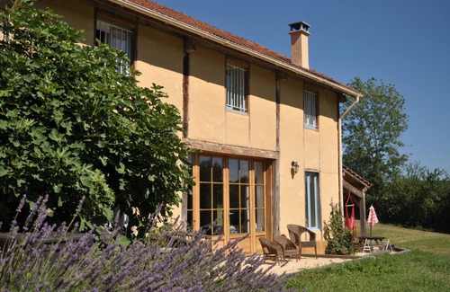 Saint-Pompont Haus | ***** Rose Barn ***** Dordogne. Kinderfreundliche Ferien. Beheizter Pool. Gite.
