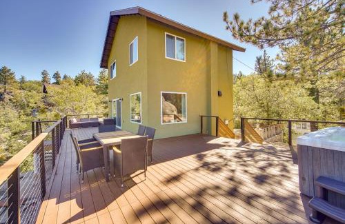 Arrowbear Lake Haus | Running Springs Cabin with Spacious Deck and Hot Tub!