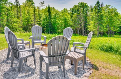 Walden Haus | Rustic Cabin in West Danville with Deck and Fire Pit!