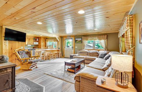 Walden Haus | Rustic Cabin in West Danville with Deck and Fire Pit!