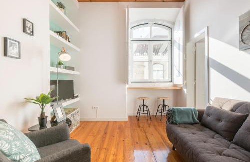 Santa Maria Maior Wohnung | Rustic City View Apartments in Baixa by River Tagus
