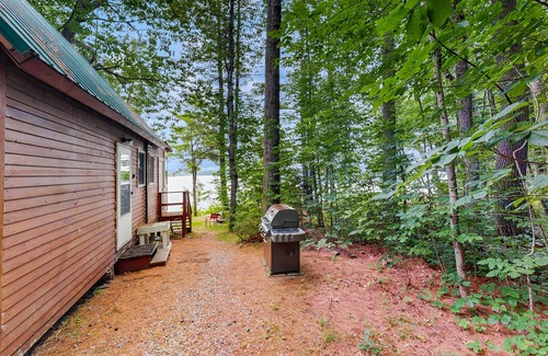 Wayne Kabine | Rustic lakefront cabin w/gas grill, firepit, kayaks, one canoe, A/C - 2 dogs OK