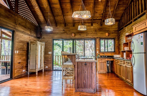 Savegre Haus | Rustic mountain-view home near the beach with private pool, deck, W/D, & WiFi
