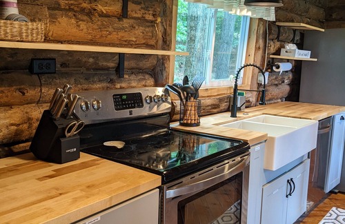 Bear Lake Kabine | Rustic Retreat Log Cabin Nestled Among 65 Acres