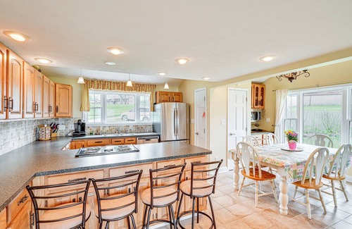 North Webster Haus | Scenic Views: Spacious Webster Lake House!