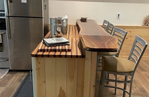 Wellston Haus | Secluded A frame on 5 acres adjoining national forest land near Pine River