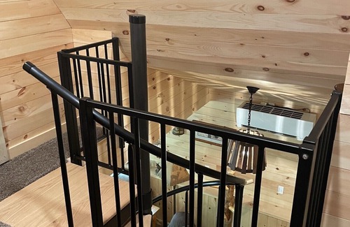 Wellston Haus | Secluded A frame on 5 acres adjoining national forest land near Pine River