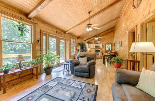 Cosby Haus | Secluded Cosby Cabin with Wraparound Deck