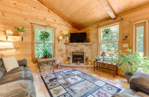 Cosby Haus | Secluded Cosby Cabin with Wraparound Deck