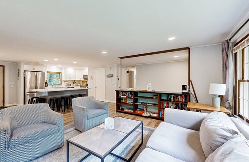 Readfield Haus | Secluded escape with three beaches, lake access, grill & fast WiFi - dogs OK