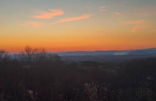 Traphill Haus | Secluded hillside cabin with mountain views!