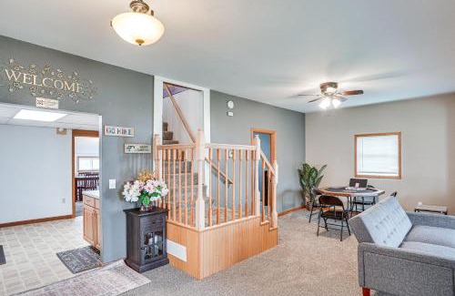 Devils Lake Haus | Serene Devils Lake House with Deck and Fire Pit!