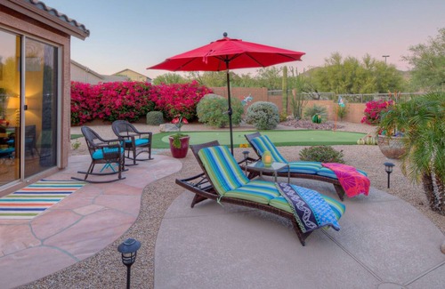 Las Sendas Haus | SERENE & LUXUS; 4 BR, 3 BA; Pool, Spa, Putting Green; Feuerstelle; Golfer-PARADIES