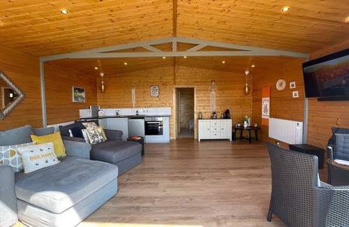 Portaferry Skihütte | Set on an elevated private site with commanding views over Strangford Lough.
