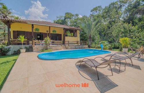 Mambucaba Haus | Seu refúgio com piscina, área verde e Churrasqueira