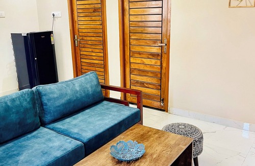 Benaulim Wohnung | Shore & More : Charming 2-bedroom apartment with AC, WiFi in tranquil Benaulim