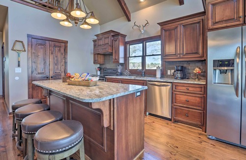 Shelby Haus | Shoreline Home w/ Boat Dock & Fire Pit in Shelby!