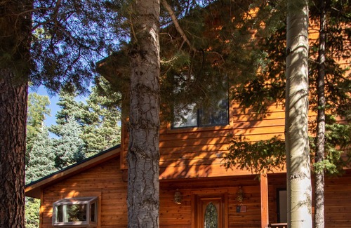 Westcliffe Haus | Sitzen Sie auf Ihrem Deck in einem Alpenwald und neben einem Gebirgsbach