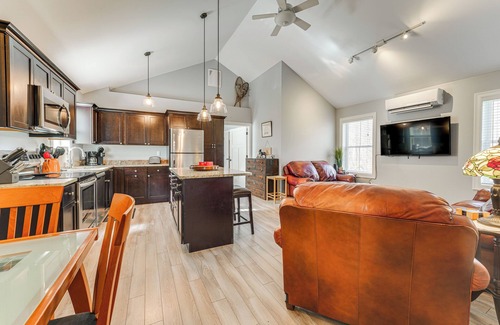 Bridgton Haus | Ski, Hike & Boat: Modern Bridgton Retreat