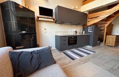 Pyhatunturi Wohnung | Ski-in and out apartment in the middle of ski slopes in Pyhä