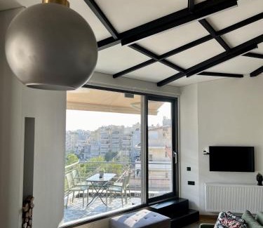 Dafni Wohnung | Sky Apt Unique, Spotless, 2BR, 2BA, Stunning View