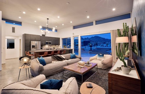 Joshua Tree Haus | Architektonische Villa mit Pool auf privatem Anwesen in Joshua Tree