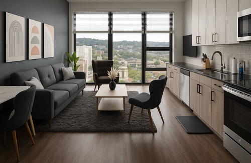 Five Points South Wohnung | Sleek 2BR Apt | Pool + Easy Downtown Access