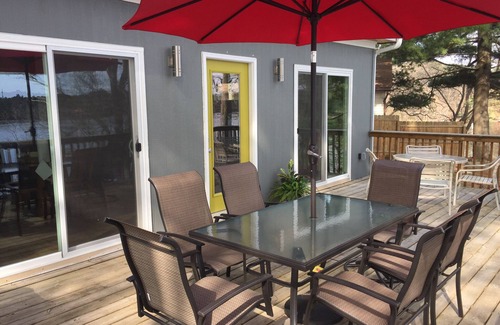 Lake Wissota Haus | Schlafmöglichkeiten für 9 am Lake Wissota