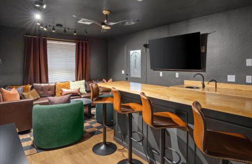 Copperwood Haus | Slide into Fun Pool Games Fire Pit Sport Court