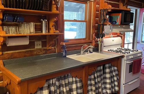 Snowshoe Kabine | Snowshoe Log Cabin - Two Fawns