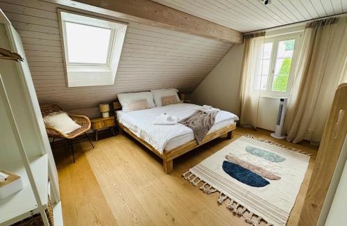 Kuessnacht Wohnung | SOLUNA STAY I Penthouse lake view I 20 Min to Luzern I Kidsfriendly I Self-check-in I WIFI I Ski I Free Parking