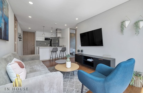 El Castillo Wohnung | Sophisticated Apt with AC & gym - Campestre 704