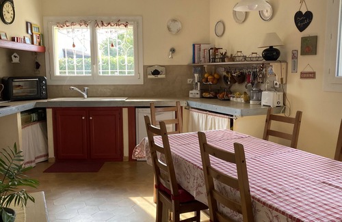 Beziers Haus | South-France-Hérault-Mer-Campagne-Villa-Baby equipment-Pets accepted-