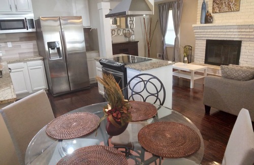 Conyers Haus | Southern Ranch with Private Parking and Fence.