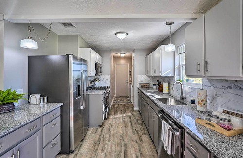 Southport Haus | Southport Getaway w/ Private Pool ~ 15 Mi to PCB!