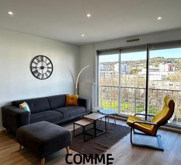 Vandoeuvre-les-Nancy Wohnung | Spacieux appartement pour 8, parking inclus