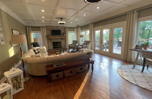 Hickory Haus | Spacious Home on Lake Hickory with Dock