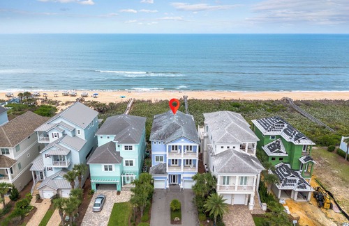 Palm Coast Haus | Sea Gem, 8 Schlafzimmer, Schlafmöglichkeiten für 16, Cinnamon Beach, privater Pool, Aufzug