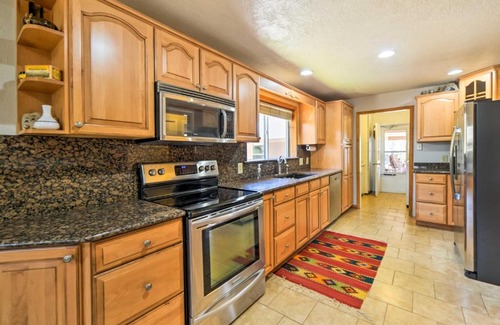 Mancos Haus | Spacious Mancos Home with Furnished Deck and Yard!