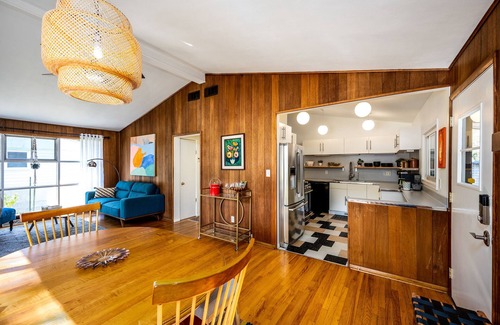 Miller Beach Haus | Spacious MCM beach house with private yard!